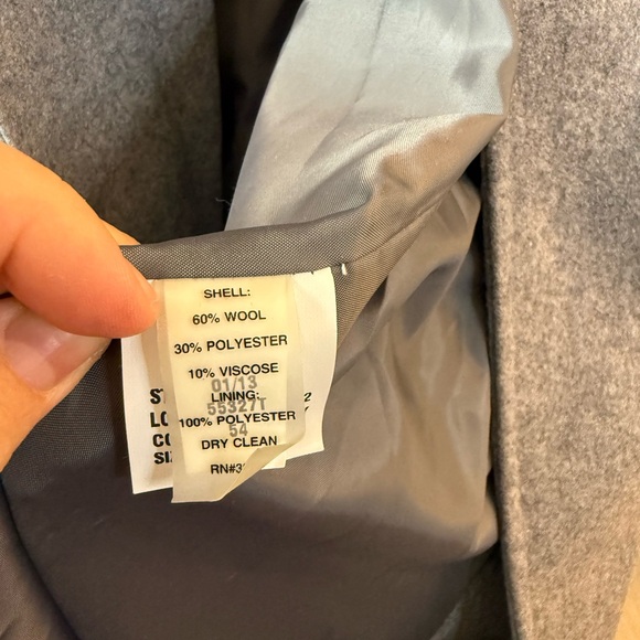 Tahari Women's Elegant Gray Trench Coat - Picture 7 of 10